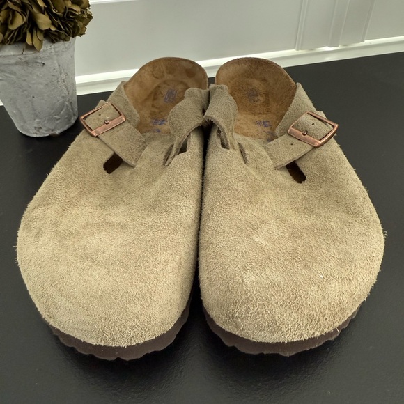 Birkenstock NEW BOSTON  taupe - Picture 1 of 7
